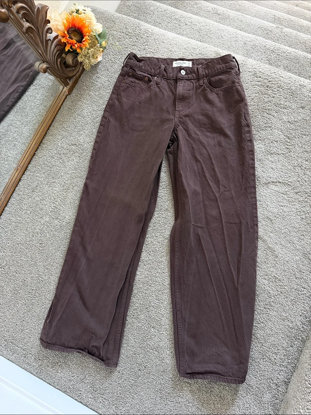 Abercrombie Low Rise Ultra Loose Jean